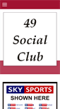 Mobile Screenshot of 49socialclub.com